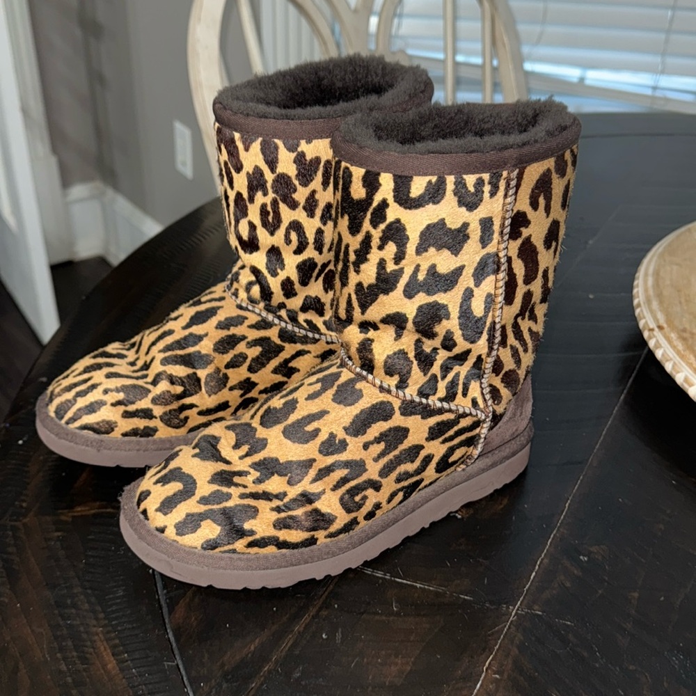 Leopard Ugg boots